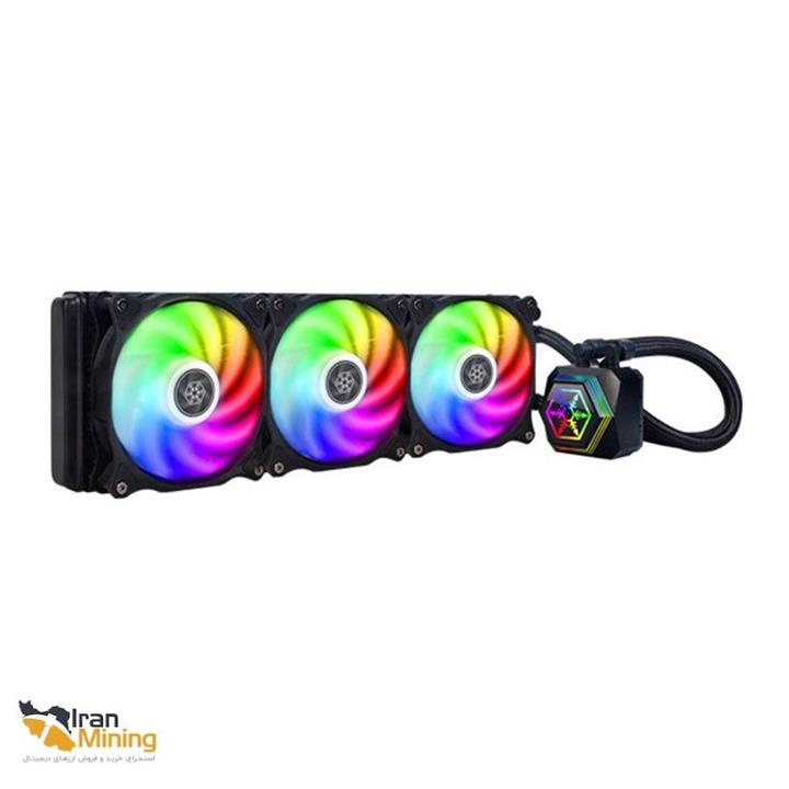 خنک کننده پردازنده سیلوراستون مدل PF360-ARGB SilverStone PF360-ARGB 360mm All in One RGB CPU Liquid Cooler